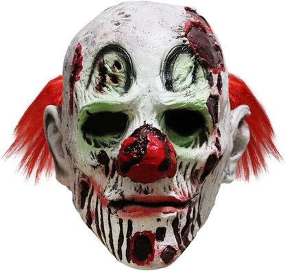 longpo Halloween Scary Evil Clown Mask Horror Face Zombie Costume - PuriLite