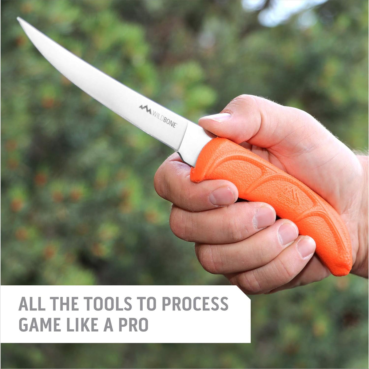 Outdoor Edge Cutlery Corp Wild-Lite Knife, Orange - PuriLite