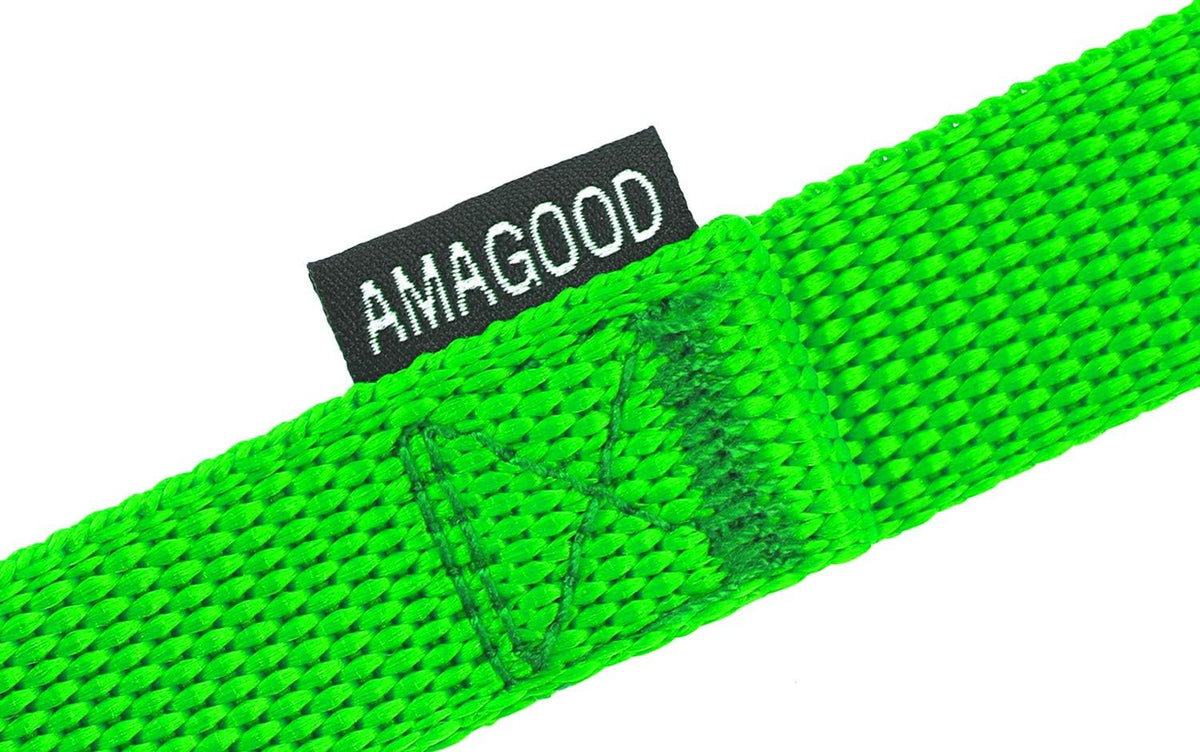 AMAGOOD Dog/Puppy Obedience Recall Training Agility Lead-15 ft 20 ft 30 ft 50 ft Long Leash-for Dog Training,Tie Out,Play,Safety,Camping (15 feet, Black) - PuriLite