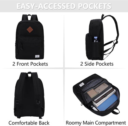 School Backpack for Kids,Lightweight Water Resistant Work Travel Backpack for Women Men Teens VONXURY - PuriLite
