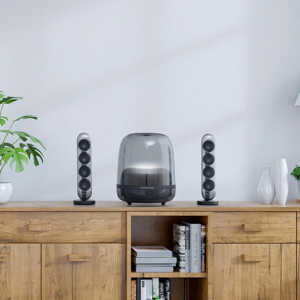 Harman Kardon SoundSticks 4 Bluetooth Speaker System, Black (HKSOUNDSTICK4BLKAM) - PuriLite