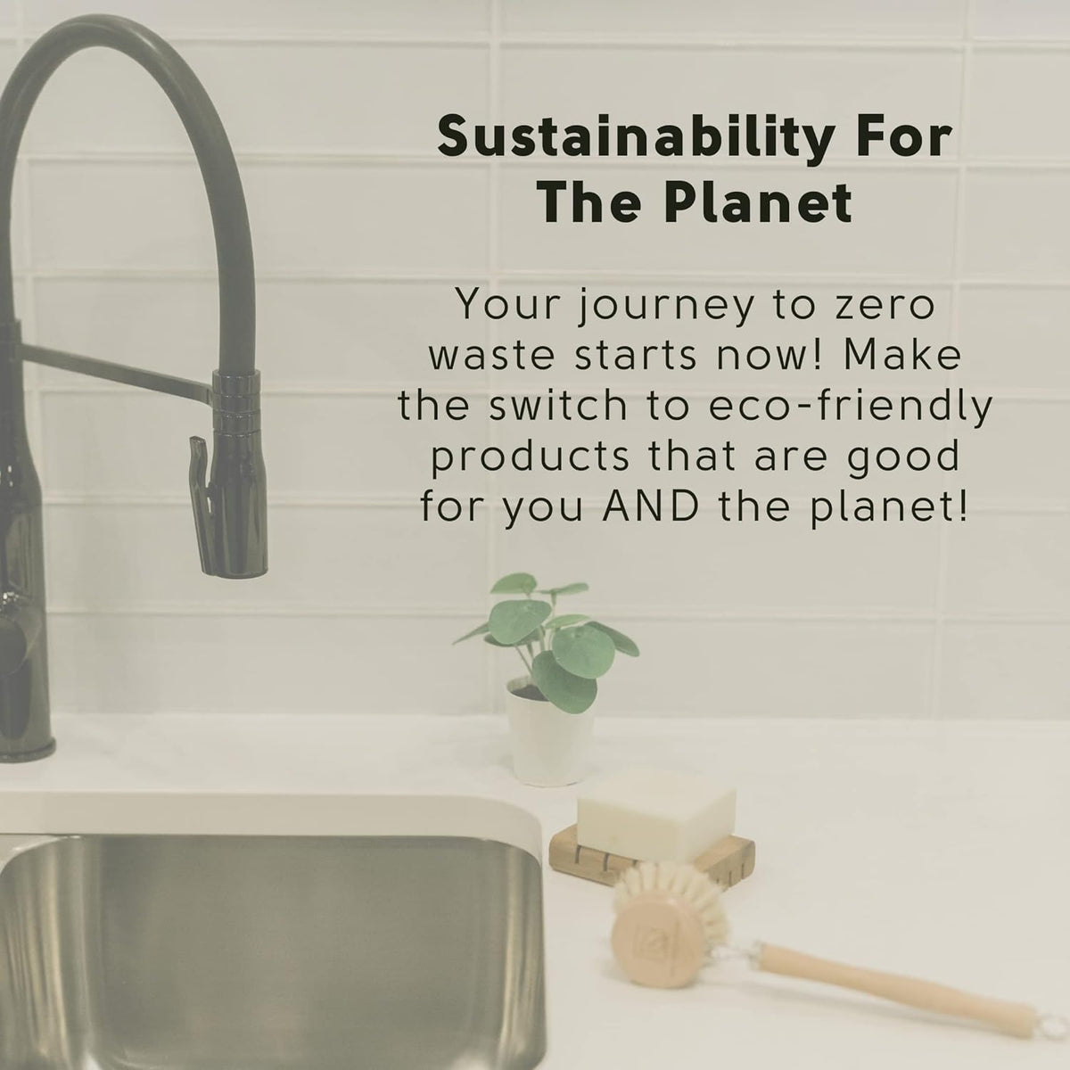 Zero Waste Dish Washing Bundle Kit | Eco-Friendly Solid Dish Soap Bar, Cedar Tray, Bamboo Pot Brush | Organic, Vegan, Non-Toxic Dish Soap | 3pc. Set - PuriLite