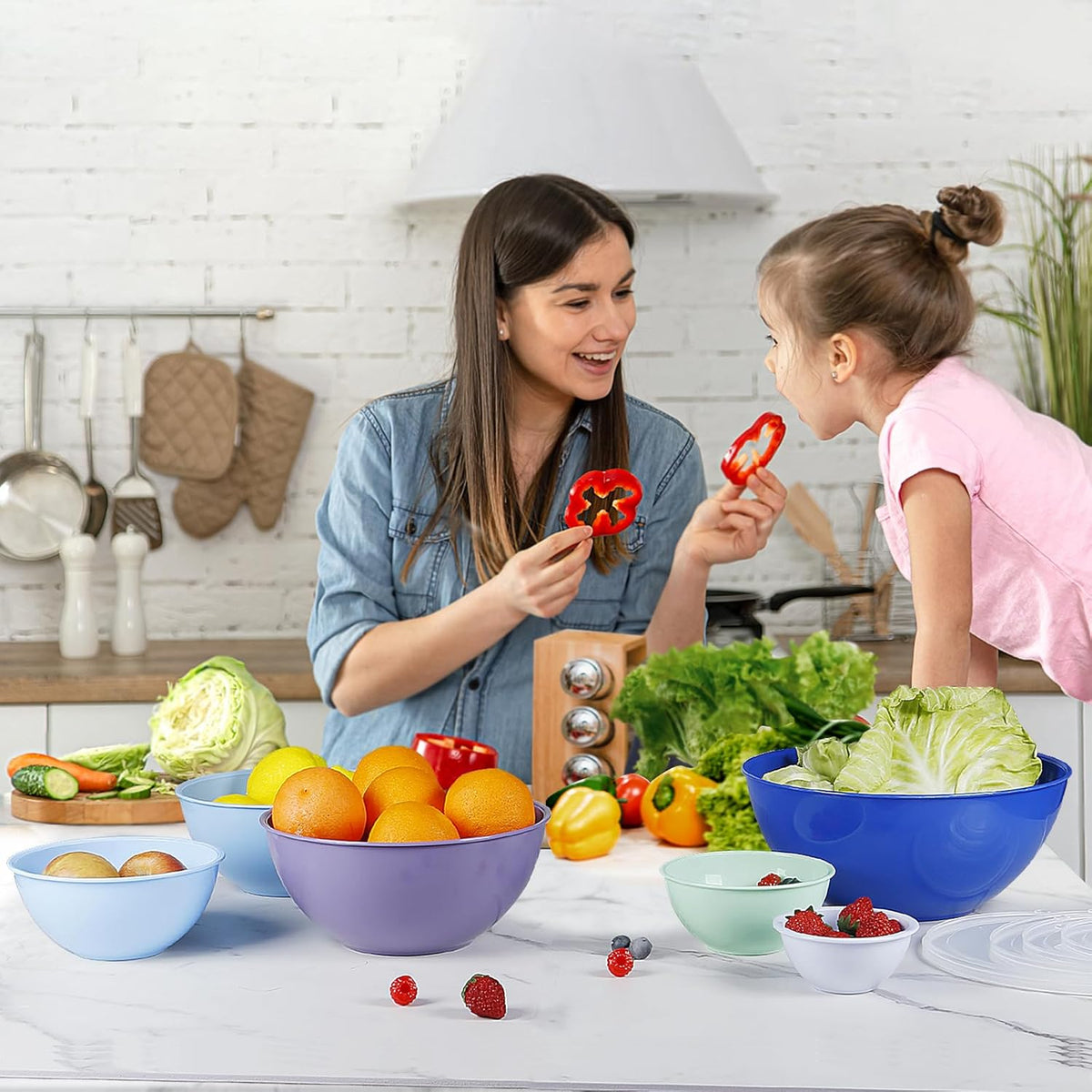Purilite Select Plastic Mixing Bowl Set - PuriLite