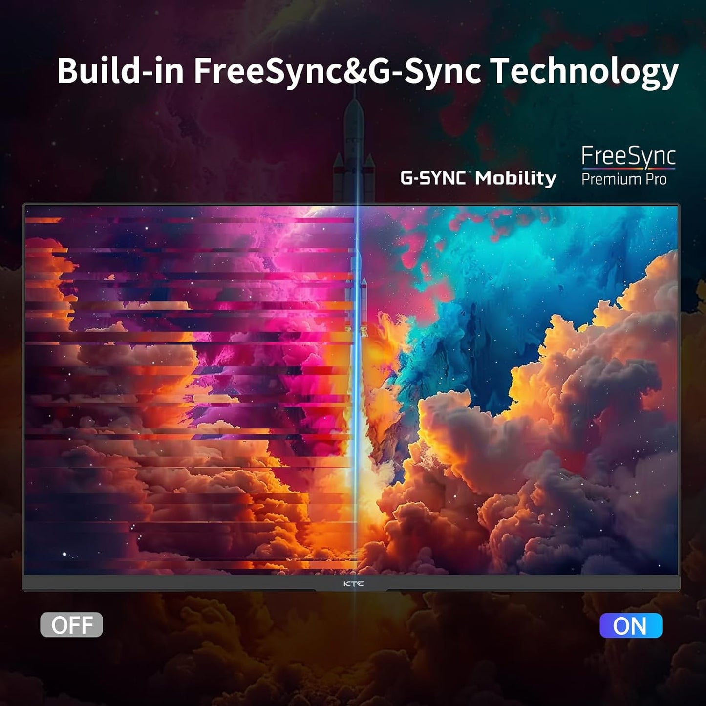 KTC 32 Inch 2K Computer Monitor, IPS 1440p Monitor with Ultra-Thin Bezels, HDR10, Freesync/G-sync, HDMI/DP Ports, Tilt Adjustable, Eyecare, Ideal for Business, Office, and Casual Gaming - PuriLite