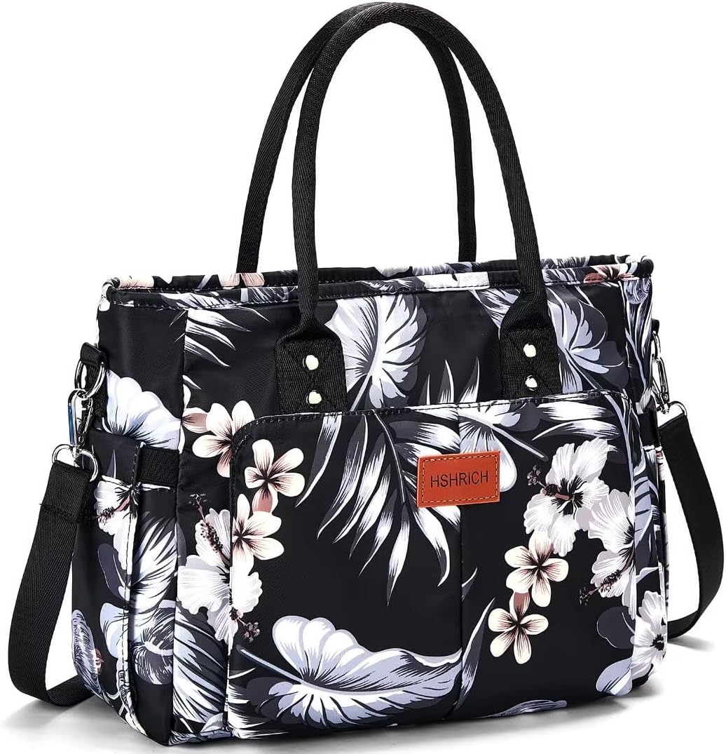 Lunch Bag for Women, Insulated Lunch Box for Work, Large Leakproof Cooler Purse with Side Pockets & Removable Shoulder Strap Women's Lunch Tote Bag for Picnic Work Beach Cute Lunch Bags (Heart) - PuriLite