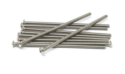 iexcell 50 Pcs M6 x 20mm Thread Pitch 1 mm Stainless Steel 304 Hex Socket Button Head Cap Screws Bolts Kit - PuriLite