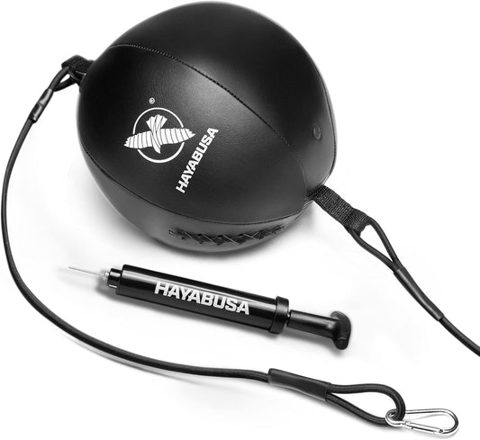 Hayabusa Classic Sphere Double Ended Bag - Black, 12 Inches - PuriLite