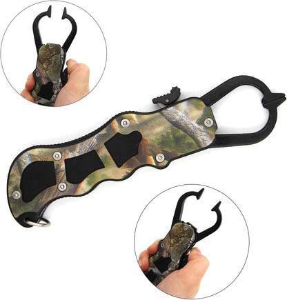 CRAZY SHARK Stainless Steel Fish Lip Grabber Gripper Grip Tool Fish Holder Tackle - PuriLite
