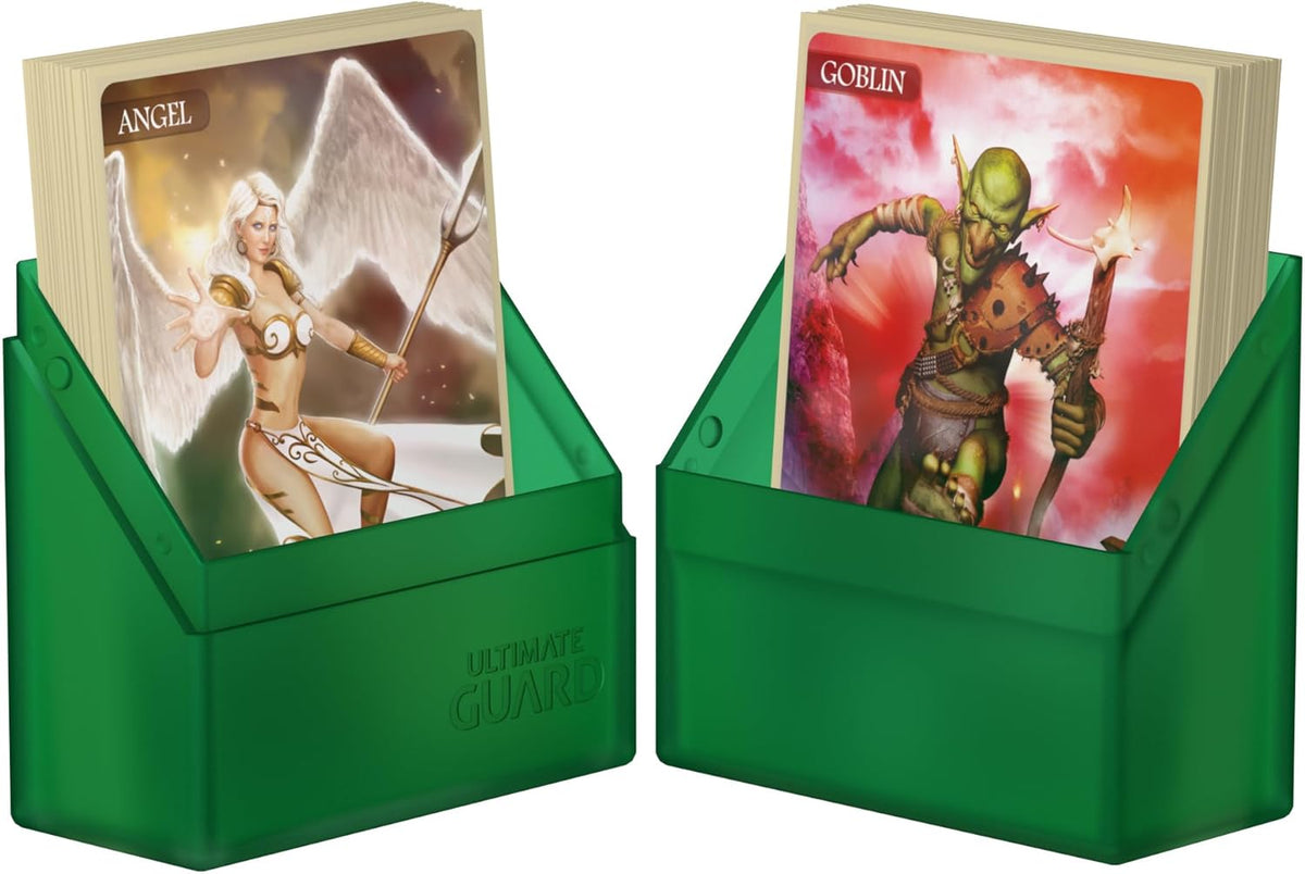 Ultimate Guard Boulder 100+ Classic, Deck Case for 100 Double-Sleeved TCG Cards, Onyx, Secure & Durable Storage for Trading Card Games, Soft-Touch Finish - PuriLite