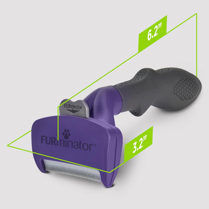 FURminator Short Hair deShedding Tool For Cats (Small) - PuriLite