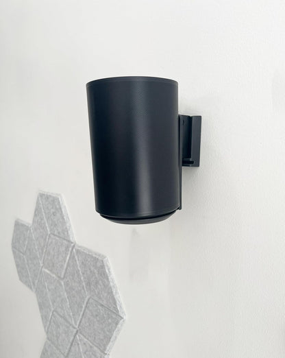 ynVISION.DESIGN Adjustable Wall Mount Compatible with Sonos ERA 100 Speaker - Black 2 Pack (Black, 1 Box of 2 Mounts) - PuriLite
