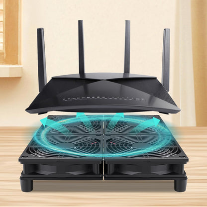 Wathai High Airflow Router Cooling Fan for Computer Cooler TV Small Box DC 5V USB Power 120mm 240mm Fan with Multi Speed Controller - PuriLite