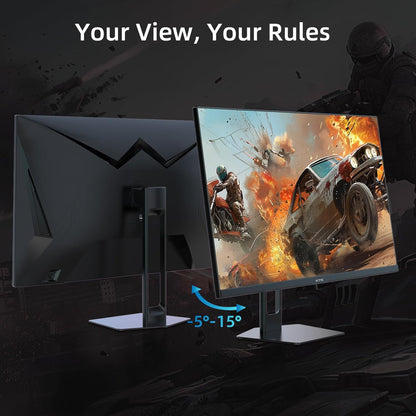 KTC 32 Inch 2K Computer Monitor, IPS 1440p Monitor with Ultra-Thin Bezels, HDR10, Freesync/G-sync, HDMI/DP Ports, Tilt Adjustable, Eyecare, Ideal for Business, Office, and Casual Gaming - PuriLite