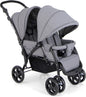 HONEY JOY Double Stroller, Foldable Lightweight Infant Twin Stroller with Tandem Seating, 5-Point Harness, Recline Seat, Storage Basket, Compact Baby Double Stroller Newborn and Toddler (Gray) - PuriLite