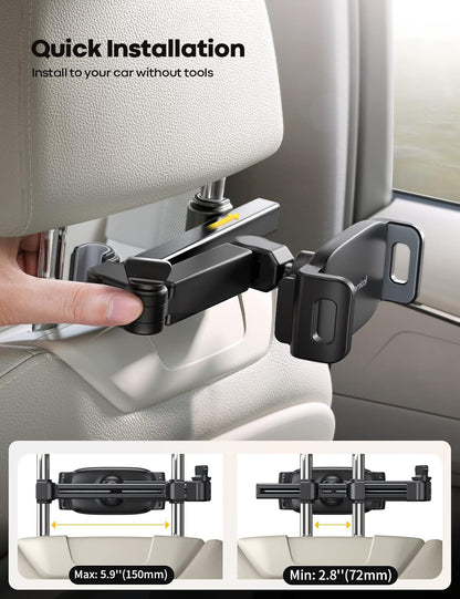 Purilite Select Car Headrest Tablet Holder - PuriLite