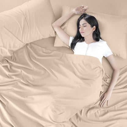 Utopia Bedding Queen Bed Sheet Set - 4 Piece Bedding - Soft Brushed Microfiber Fabric - Shrinkage & Fade Resistant - Easy Care (White) - PuriLite