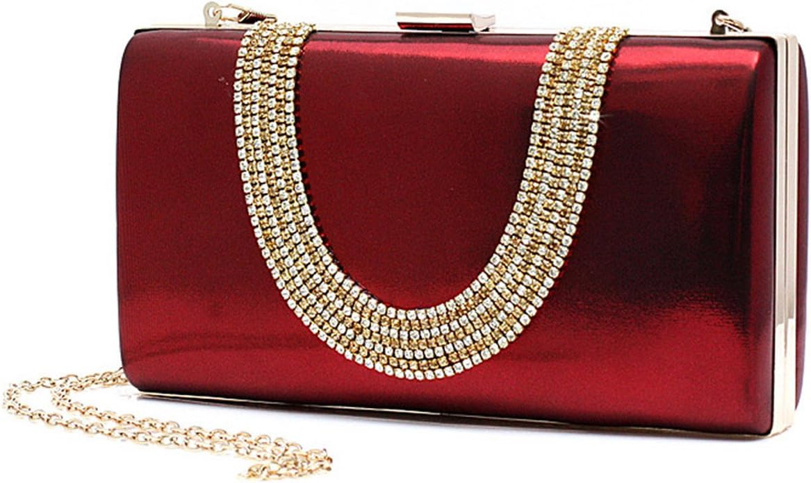 Ankoee Ladies Envelope Clutch Bag Evening Bag Bridal Wedding Bag Handbag Prom Clutches Handbag - PuriLite