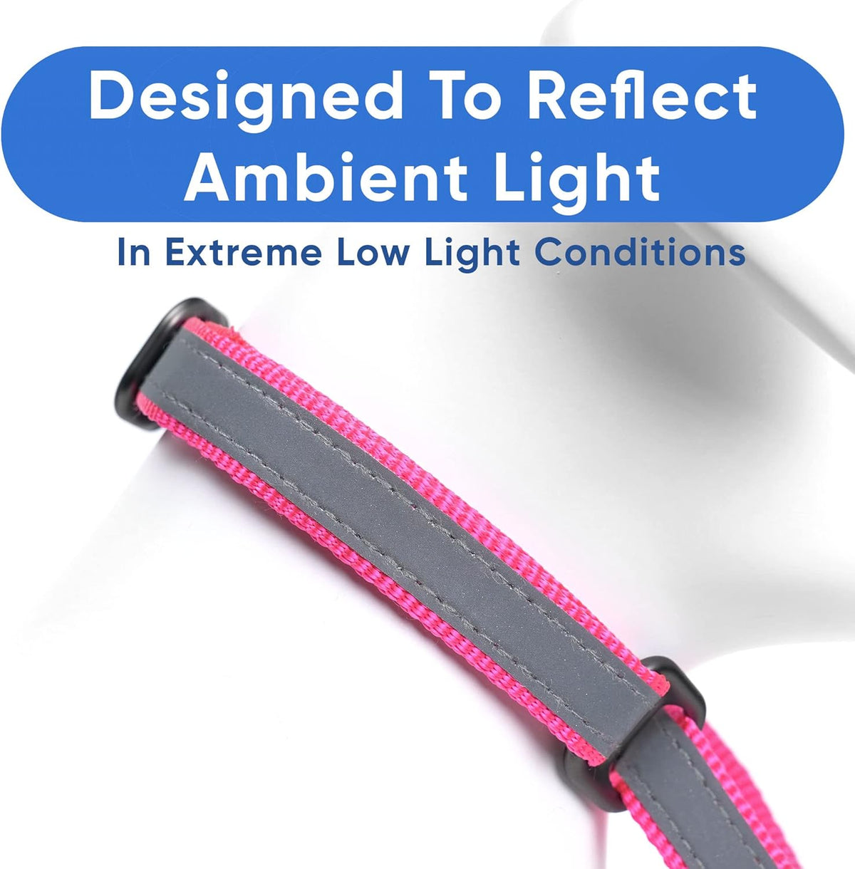 Pawtitas Chain Martingale Dog Collar Puppy Collar Reflective Dog Collar Training Dog Collar Behavioral Dog Chain Collar Collar Large Dog Collar Orange Dog Collar - PuriLite