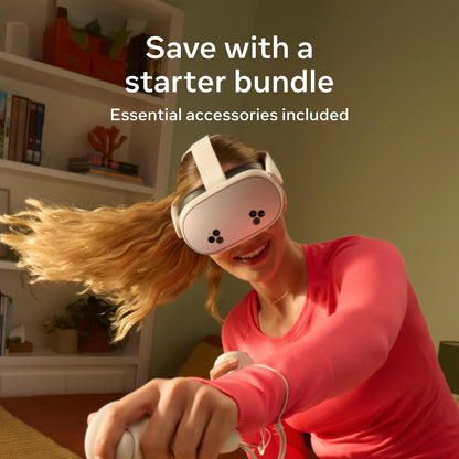 Meta Quest 3S 128GB — Dive into Mixed Reality — Unreal Device. Unreal Price. — Gorilla Tag Cardboard Hero Bundle — Amazon Exclusive - PuriLite