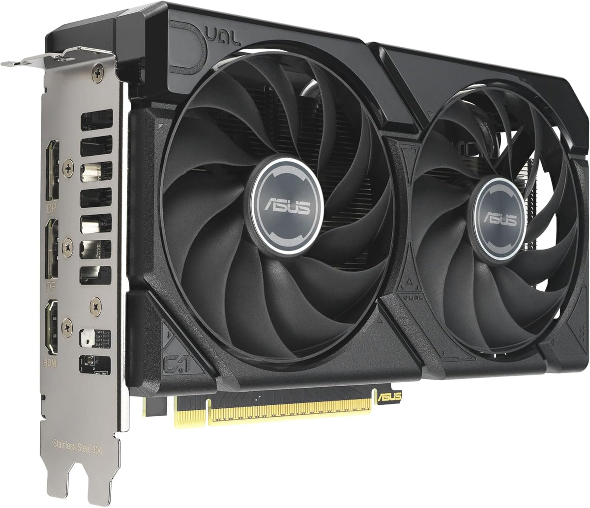 ASUS Prime Radeon™ RX 9060 XT 16GB GDDR6 OC Edition Graphics Card (PCIe 5.0, HDMI/DP 2.1, 2.5-Slot Design, axial-tech Fans, Dual Ball Fan Bearings, Dual BIOS, ASUS GPU Guard) - PuriLite