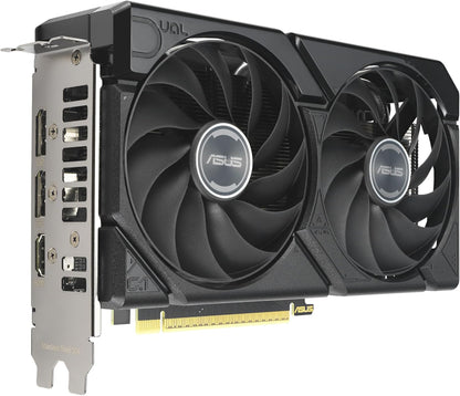 ASUS Prime Radeon™ RX 9060 XT 16GB GDDR6 OC Edition Graphics Card (PCIe 5.0, HDMI/DP 2.1, 2.5-Slot Design, axial-tech Fans, Dual Ball Fan Bearings, Dual BIOS, ASUS GPU Guard) - PuriLite