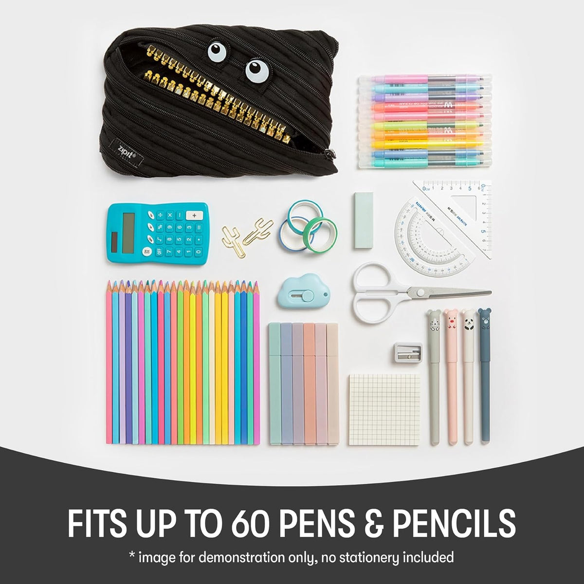 ZIPIT Grillz Pencil Case - PuriLite
