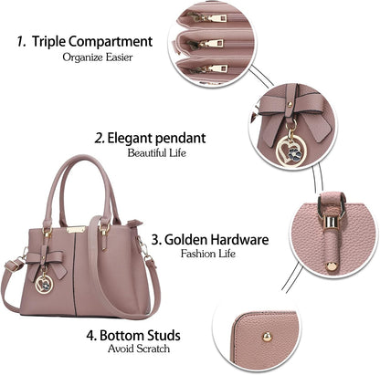 KKXIU Trendy Tote Bag for Women Lightweight Oxford Big Capacity Shoulder Purses and Handbags - PuriLite