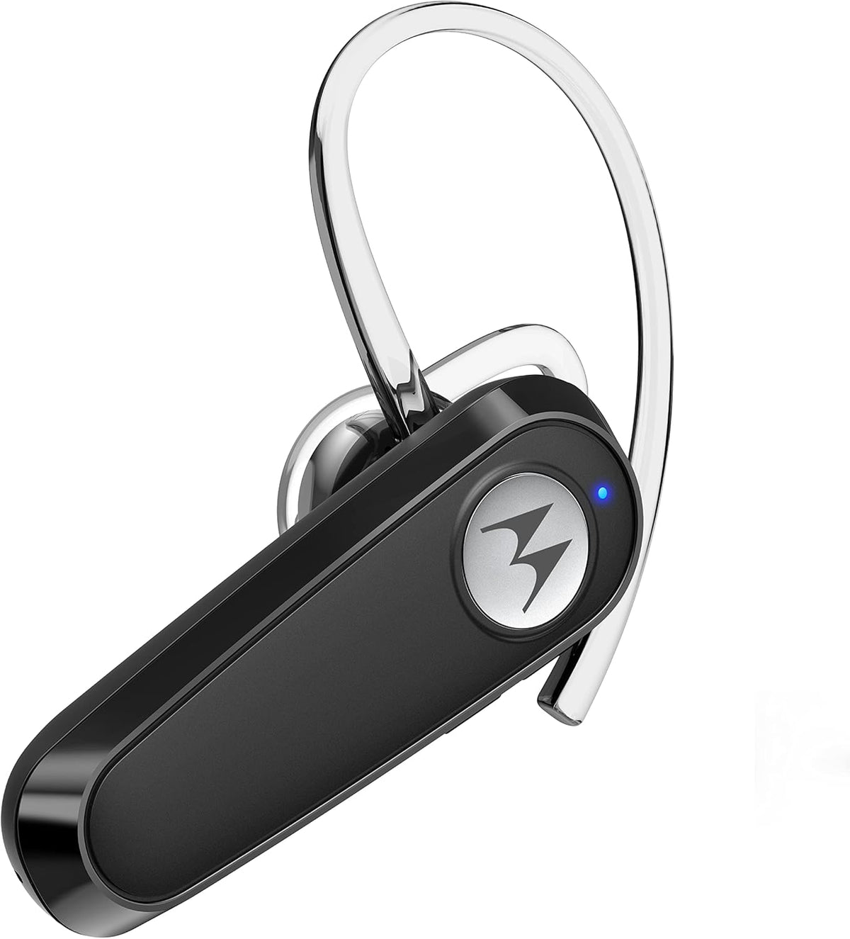 Motorola Bluetooth Earpiece - HK126 in-Ear Wireless Mono Headset for Clear Voice Calls - Lightweight, Comfortable Design - 8-Hour Talk Time, Voice Assistant Compatible, Connects to 2 Devices - PuriLite