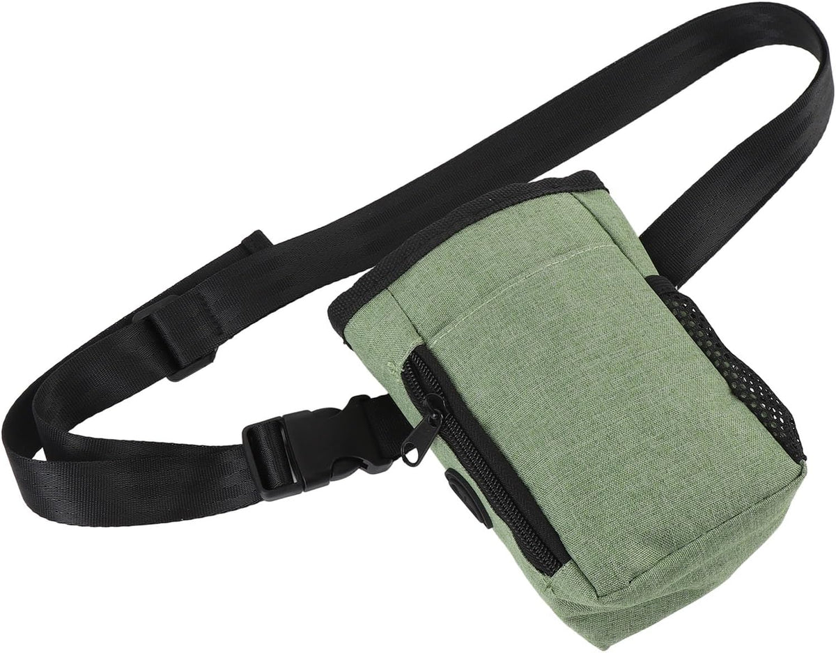 Dog Treat Bag with Clear Window, Portable Dog Training Treat Pouch, Multifunction Oxford Cloth for Outdoor Training, Ideal Pet Training Treat Pouches with Secure Seal - PuriLite