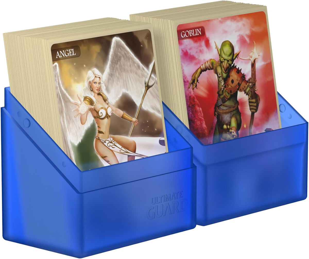 Ultimate Guard Boulder 100+ Classic, Deck Case for 100 Double-Sleeved TCG Cards, Onyx, Secure & Durable Storage for Trading Card Games, Soft-Touch Finish - PuriLite