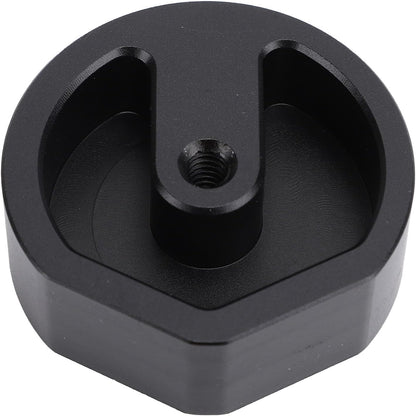EVGATSAUTO Satellite Antennas Tiv Adapter Robust Aluminum Mount Ideal RV Trailer Exchange (Black) - PuriLite