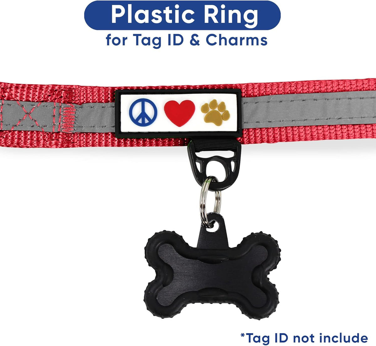 Pawtitas Chain Martingale Dog Collar Puppy Collar Reflective Dog Collar Training Dog Collar Behavioral Dog Chain Collar Collar Large Dog Collar Orange Dog Collar - PuriLite