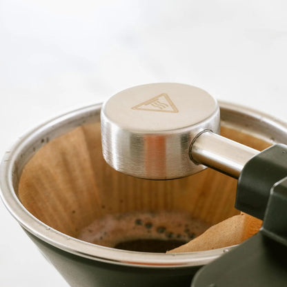 SimplyGoodCoffee THE BREWER - Plastic-Free. Coffee Maker/Coffee Machine. 8 Cup Automatic Drip Pour Over Coffee Brewer. Easy To Use, Gold Cup Standard. Black/Stainless Steel