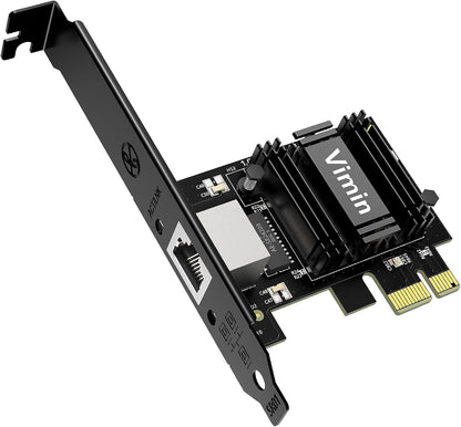 10G PCI-E Network Card with 10Gbps Dual RJ45 Ports, Intel X540-T2 Conrtoller, VIMIN 10Gb Ethernet Adapter Card Compatible with PCI Express X8, X16, Support Windows/Windows Server/Linux/VMware - PuriLite