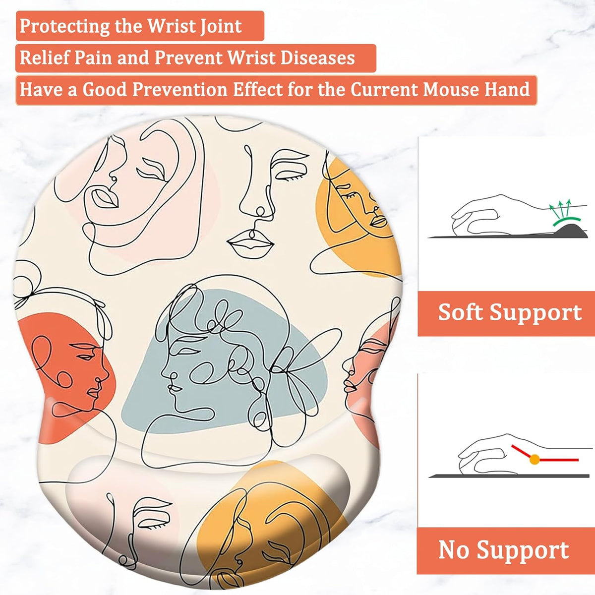 Purilite Select Ergonomic Mouse Pad - PuriLite