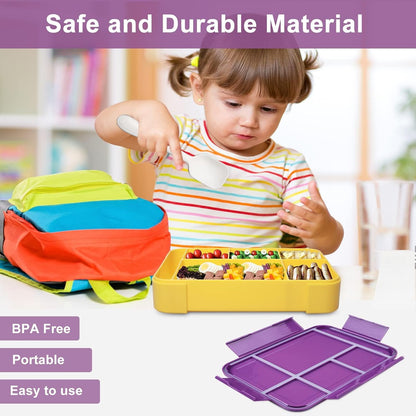 Hap Tim Bento Box Lunch Box for Kids (CA1265-BL) - PuriLite