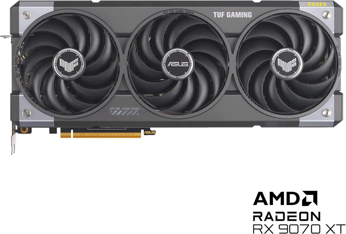 ASUS Prime Radeon™ RX 9060 XT 16GB GDDR6 OC Edition Graphics Card (PCIe 5.0, HDMI/DP 2.1, 2.5-Slot Design, axial-tech Fans, Dual Ball Fan Bearings, Dual BIOS, ASUS GPU Guard) - PuriLite