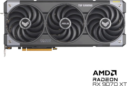 ASUS Prime Radeon™ RX 9060 XT 16GB GDDR6 OC Edition Graphics Card (PCIe 5.0, HDMI/DP 2.1, 2.5-Slot Design, axial-tech Fans, Dual Ball Fan Bearings, Dual BIOS, ASUS GPU Guard) - PuriLite