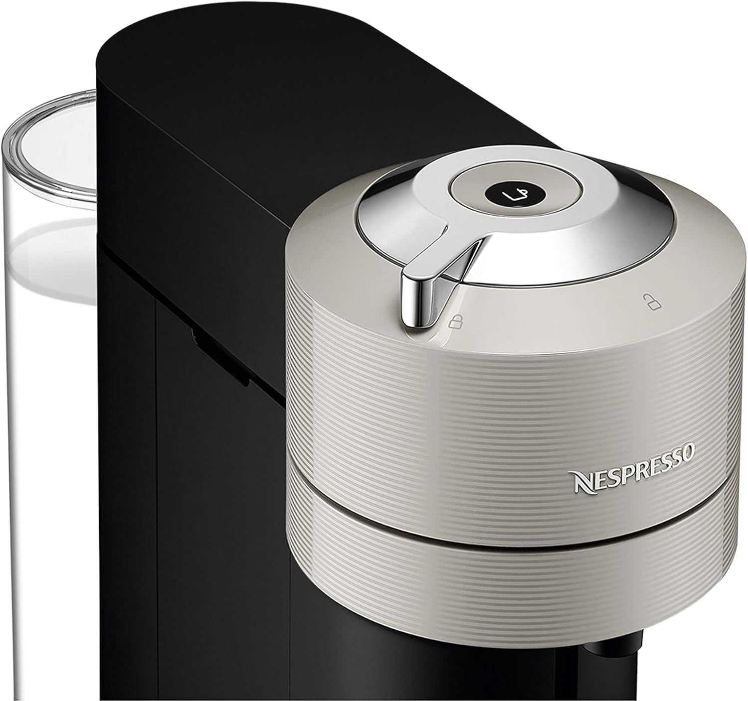 Nespresso Vertuo Next Coffee and Espresso Machine by Breville with Aeroccino Milk Frother - Light Grey - PuriLite