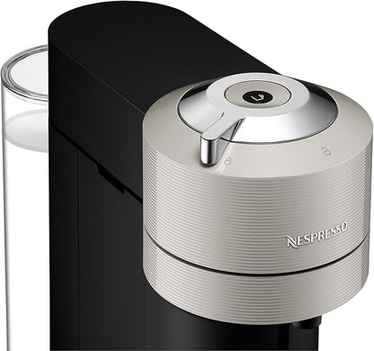 Nespresso Vertuo Next Coffee and Espresso Machine by Breville with Aeroccino Milk Frother - Light Grey - PuriLite