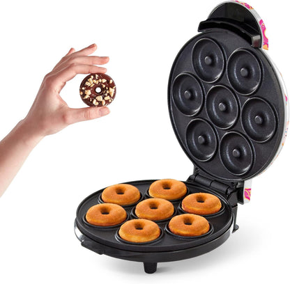 DASH Mini Donut Maker Machine for Kid-Friendly Breakfast, Snacks, Desserts & More with Non-stick Surface, Makes 7 Doughnuts - Aqua - PuriLite