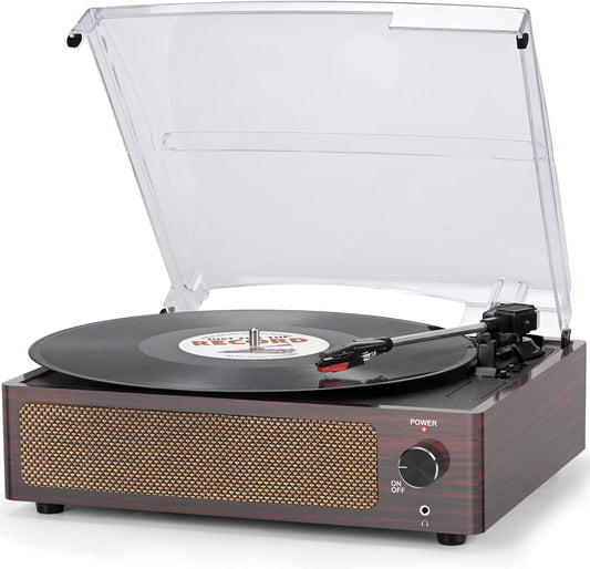 Purilite Select Bluetooth Vintage Record Player Turntable - PuriLite