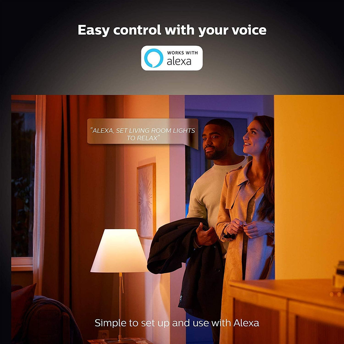 Philips Hue White and Colour Ambiance A19 E26 LED Smart Bulb, Bluetooth & Zigbee Compatible (Hue Hub Optional), Works with Alexa & Google Assistant A Certified for Humans Device (562785),3 Pack - PuriLite