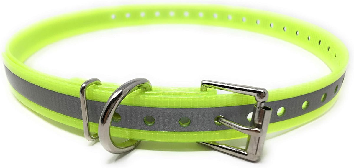 Replacement Strap for Dogtra Collars - 3/4" Wide Ultra-Durable Dog E-Collar Replacement for Training, Bark, Shock, Electric, and GPS Collars - 28" Adjustable Length Solid Black - PuriLite
