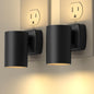 Led Night Light Plug in,Night Lights Plug into Wall Dusk to Dawn Sensor,20lm/40lm Adjustable Brightness,2700k Soft White,Dimmable Night Light for Hallway Bedroom Bathroom 2 Pack ETL-Certified - PuriLite