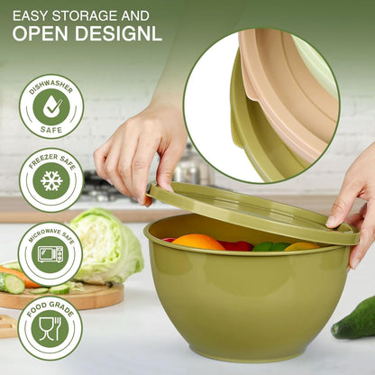 Purilite Select Plastic Mixing Bowl Set - PuriLite