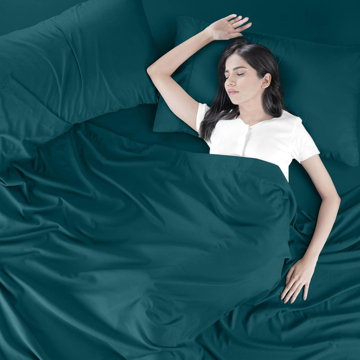 Utopia Bedding Queen Bed Sheet Set - 4 Piece Bedding - Soft Brushed Microfiber Fabric - Shrinkage & Fade Resistant - Easy Care (White) - PuriLite