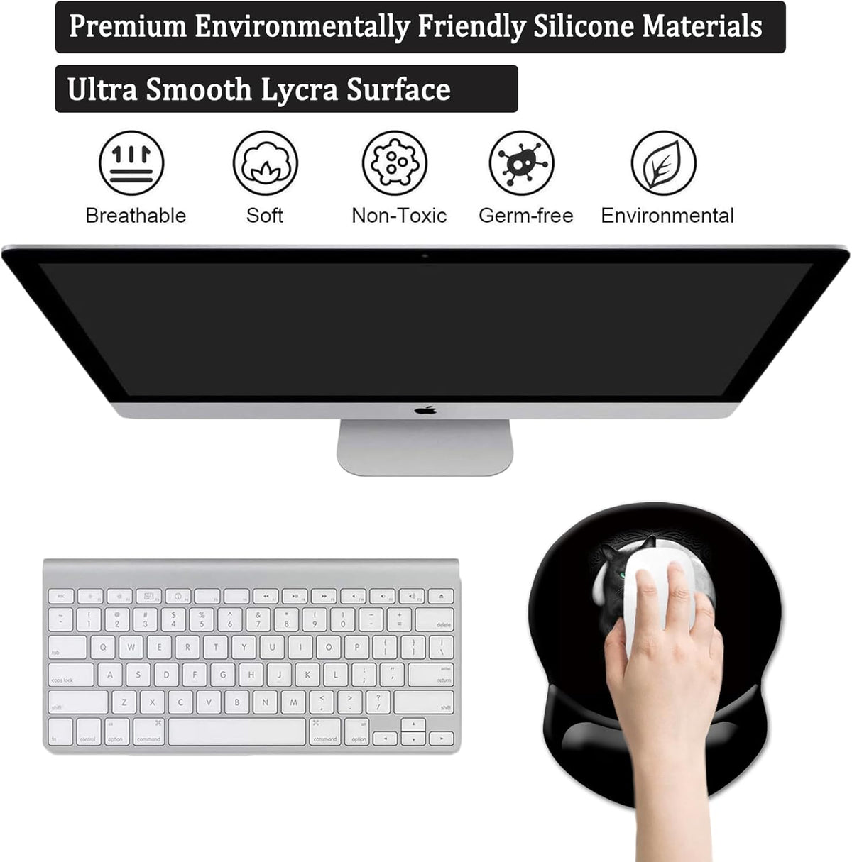 Purilite Select Ergonomic Mouse Pad - PuriLite