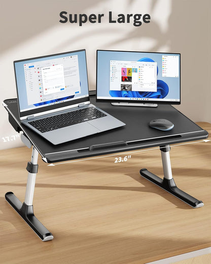 Purilite Select Adjustable Laptop Bed Tray Desk - PuriLite