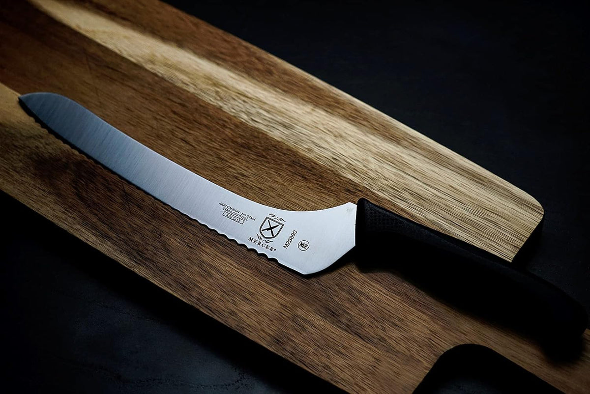 Mercer Culinary M23860 Millennia Black Handle, 8.5-Inch Narrow, Fillet Knife - PuriLite